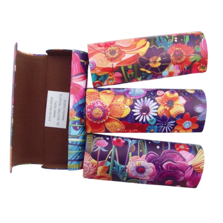 Etui sztywne - FLOWERS MIX